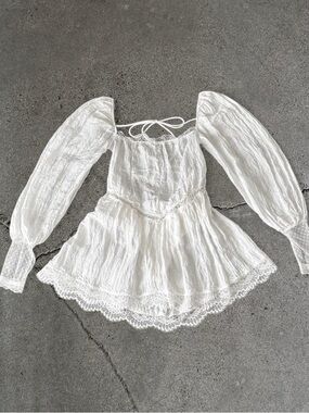 NWOT Free People Pretty Please Babydoll Romper